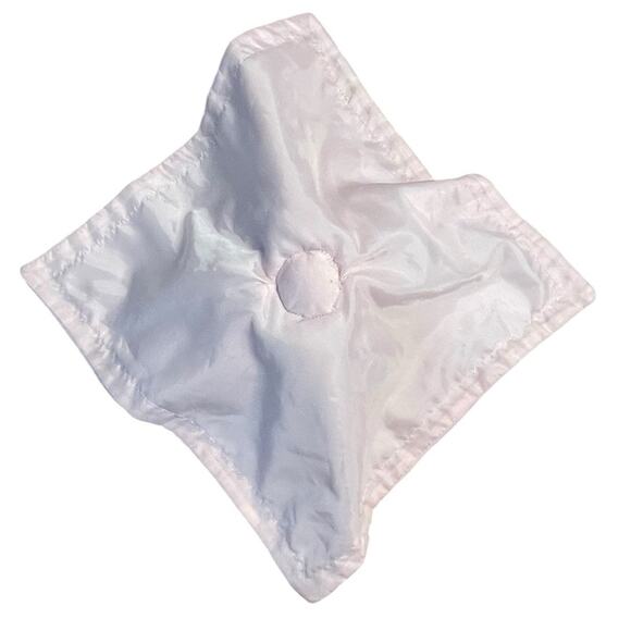 MTY International Brown Bunny Pink Lovey Security Baby Blanket Plush Soft Rattle - Picture 5 of 7